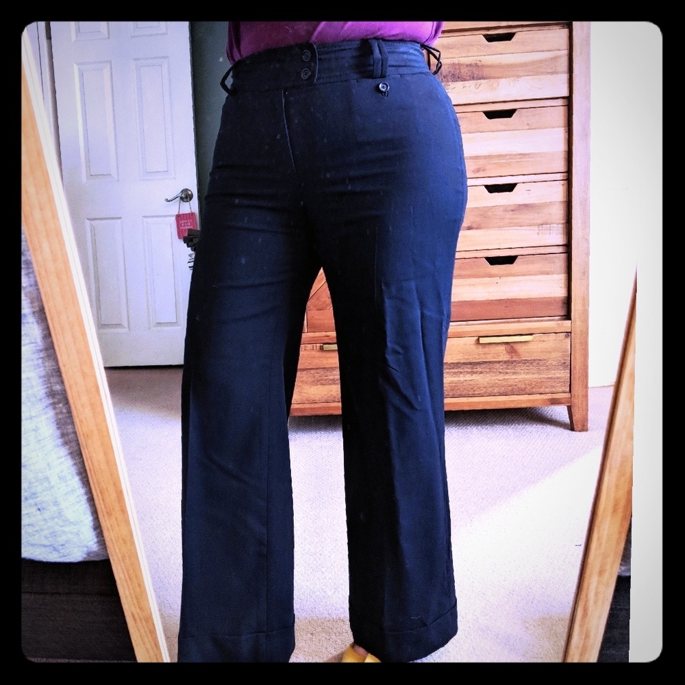 Banana Republic Martin fit black pants